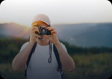 Digital business card for a photographer